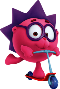 Kikoriki Chiko on Scooter