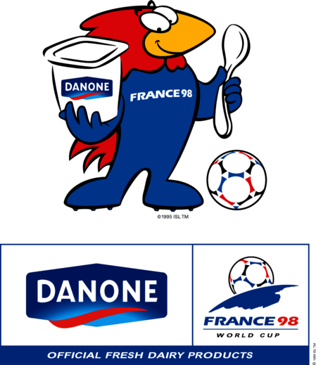 Danone sponsor of Worldcup 98