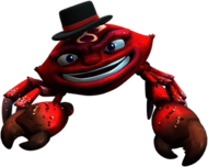 Crabby Wearing A Hat
