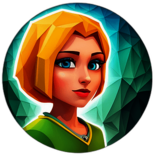 Ice Maiden, Fairytale Character - Circle App Icon | Fan Art