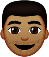 Bearded Man Emoji