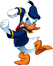 Donald Duck Angry