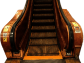 Wooden Escalator