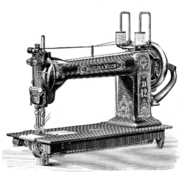 Side Vintage Sewing Machine