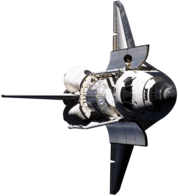 Space Shuttle Open In Space