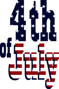 Happy Fourth Of July Text