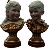 Pair Of Victorian Busts