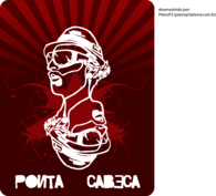 ponta cabeça
