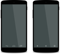 Android Smartphones Mockups