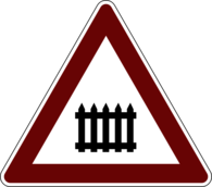 Danger Warning Railyway Crossing