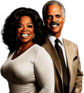 Oprah Winfrey and Stedman Graham