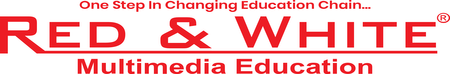 Red & White Multimedia Education