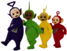 Teletubbies Walking In Line