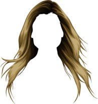 Blond Drawing Long Hair