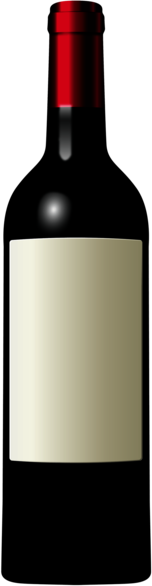 Bottle Wine Red Whitelabel