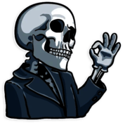 Skull Sticker