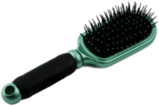 Hair Brush Black and Green
