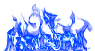 Large Blue Fire