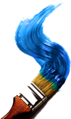 Blue Spiral Brush