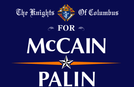 Knights of Columbus for McCain Palin
