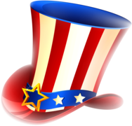 Happy Fourth Of July Uncle Sam Tophat