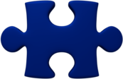 Blue Puzzle Piece