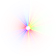 Small Rainbow Lens Flare