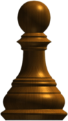 Wooden Chess Pawn