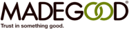 MadeGood logo and slogan horizontal