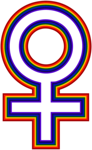 Female Symbol Rainbow