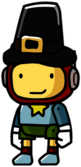 Scribblenauts Maxwell With Pilgrim Hat
