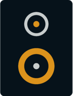 Colorful Speaker Icon