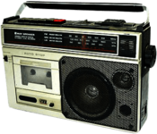 Vintage 80s Cassette Recorder Player