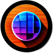 Games - Puzzle, Minimalist App Icon - Circle Icon Bevel Border