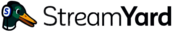 StreamYard black logo landscape