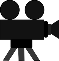 Grey Silhouette of Camera