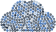 Cloud Composed of Weather Icons