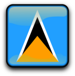 Saint Lucia Flag Icon