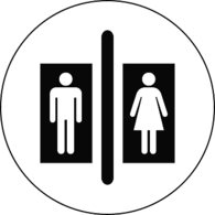 Male and Female Toilet Pictograms