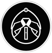 Dry Cleaner, Minimalist App Icon - Circle Icon Bevel Border