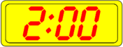 Digital Clock 2:00