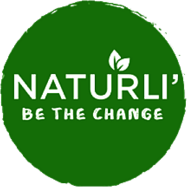 Naturli logo round green