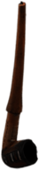Clay Tobacco Pipe With Wooden Stem