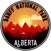 BANFF National Park Alberta Sticker