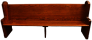 Antique Church Pew