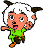 Pleasant Goat In Green Outfit