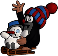 Little Mole on A Sleigh