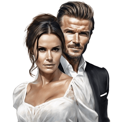 Victoria and David Beckham