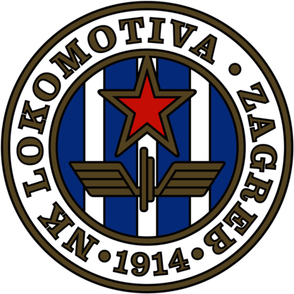 NK Lokomotiva Zagreb (1950's logo)