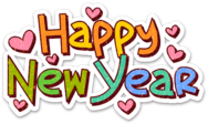 Happy New Year Sticker